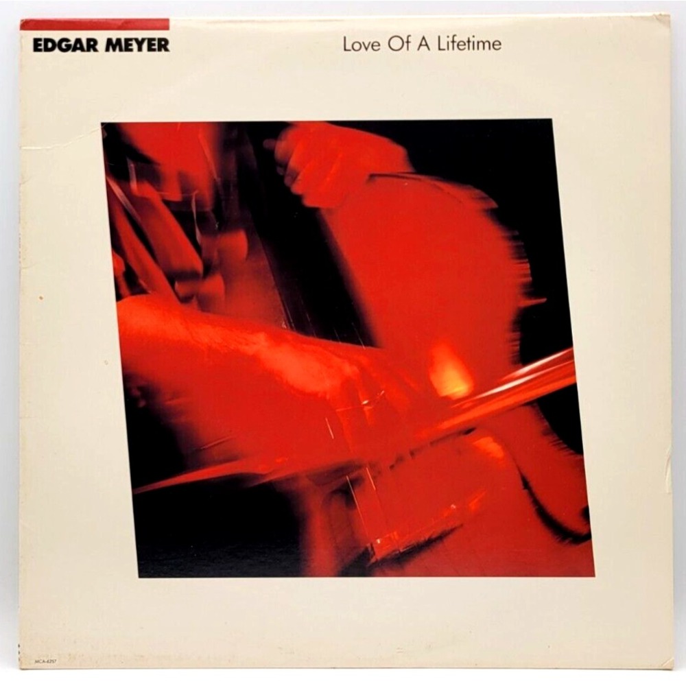 EDGAR MEYER - LOVE OF A LIFETIME - JAZZ LP RECORD AUDIOPHILE‎ GOLD STAMP LP